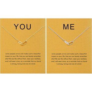 Pendant Necklace for Women Evil Eye Ankh Bow Necklace for Friends Sister Birthda